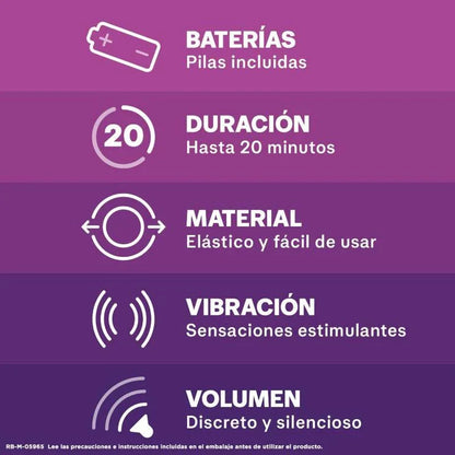 Durex – Vibrations Orgasmiques Intenses – Explosion de Plaisir & Orgasmes Puissants