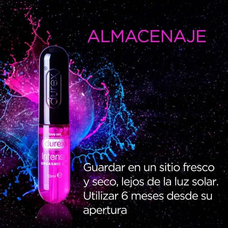 Durex – Gel Orgasmique Lubrifiant 10 ml – Explosion de Plaisir & Orgasmes Puissants