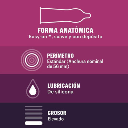 DUREX - PRESERVATIFS SANS LATEX 12 UNITS