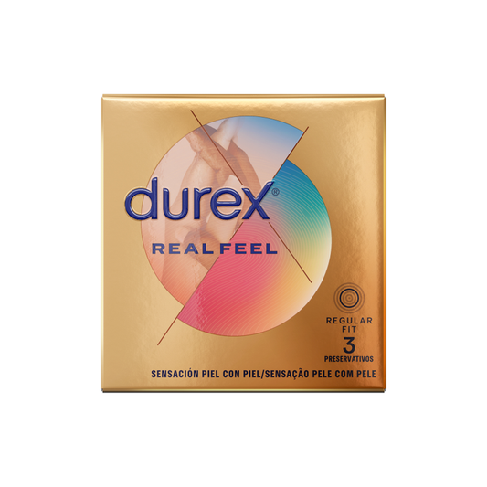 DUREX - PRESERVATIFS REAL FEEL 3 UNITS