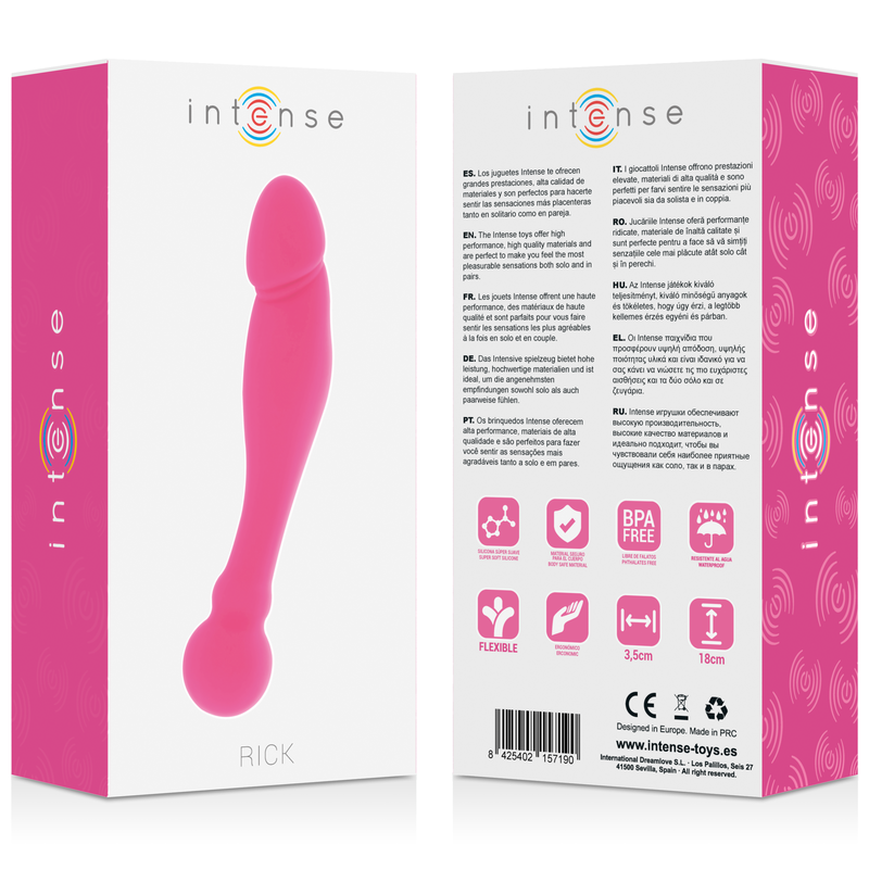 INTENSO - SILICONA RICK DOBLE ROSA