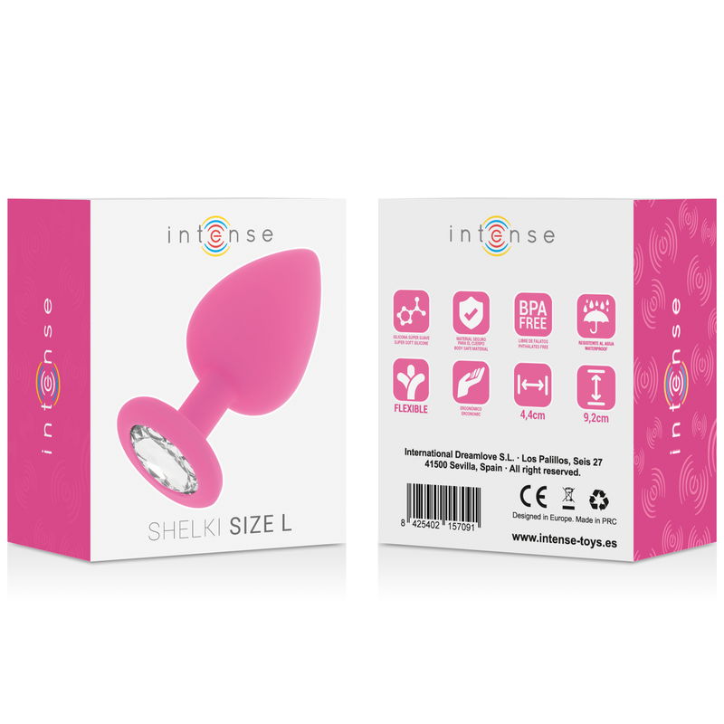 INTENSO - PLUG ANAL SHELKI L FUCSIA