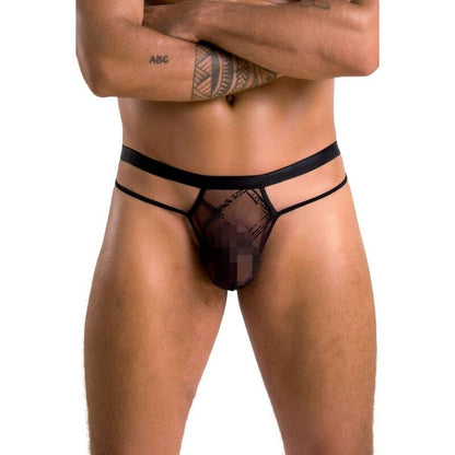 PASIÓN - 029 TANGA COLLIN NEGRO L/XL