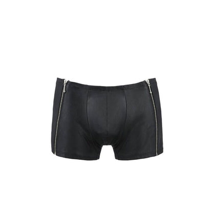 PASIÓN - 049 PANTALONES CORTOS NEGRO MATE S/M