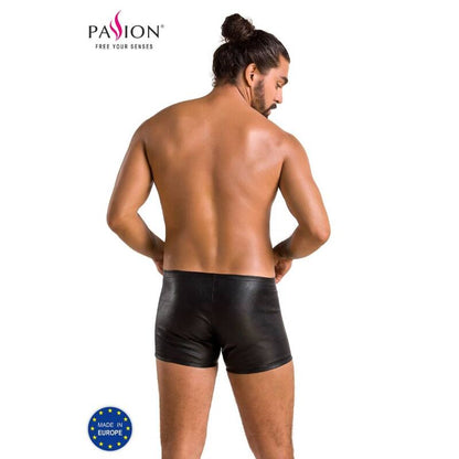 PASIÓN - 049 PANTALONES CORTOS NEGRO MATE S/M