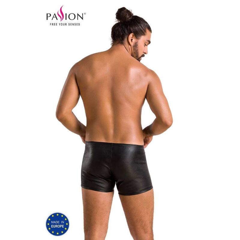 PASIÓN - 049 PANTALONES CORTOS NEGRO MATE S/M