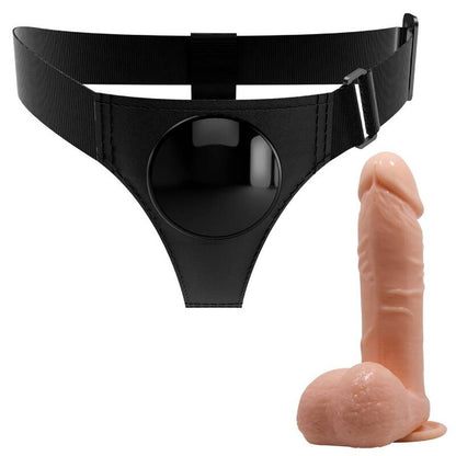 PRETTY LOVE - ARNÉS BRAGUITA ARNÉS UNIVERSAL CON DILDO TOM 20 CM NATURAL