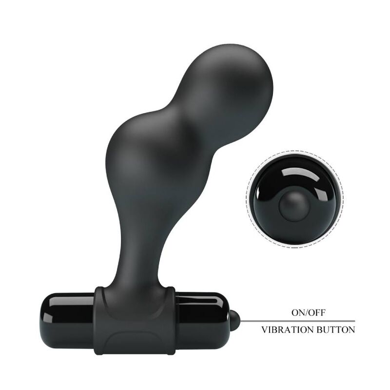 MR PLAY - ANAL VIBRATEUR PLUG IN SILICONE NOIR
