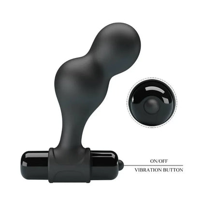 Mr Play – Plug Anal Vibrateur en Silicone Noir