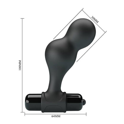MR PLAY - ANAL VIBRATEUR PLUG IN SILICONE NOIR