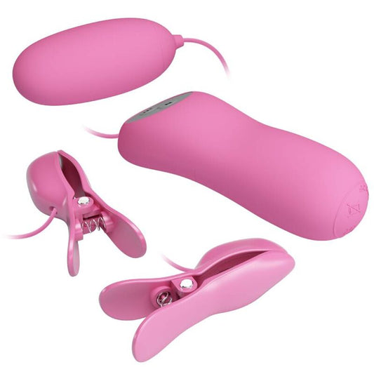 PRETTY LOVE - PINCE ÉPILER AVEC VIBRATION ET ELECTROCHOC ROSE