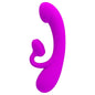 PRETTY LOVE - VIBRATEUR SINCÈRE ET ONDES STIMULANTES CLITORIDIENNES SILICONE VIOLET