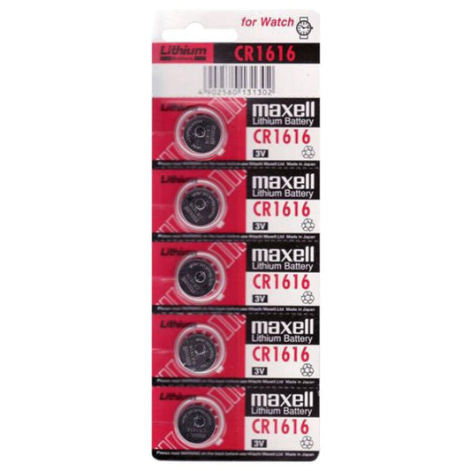 MAXELL - BATERÍA DE LITIO CR1616 3V 5UDS