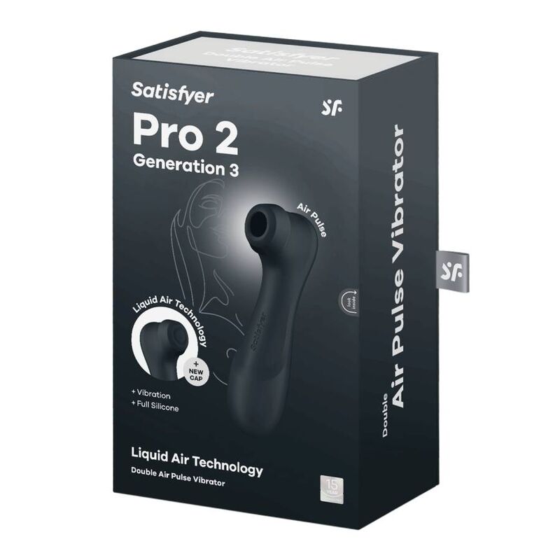 SATISFYER - PRO 2 GENERATION 3 LIQUID AIR TECHNOLOGY GARNET