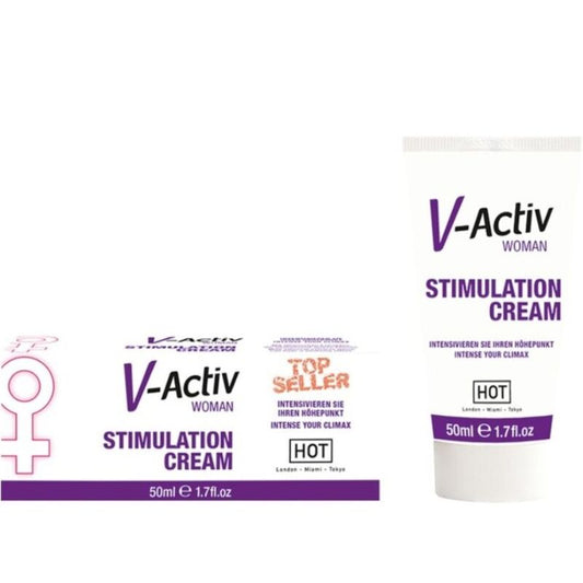 HOT - CREME DE STIMULATION V-ACTIV FEMME 50ML