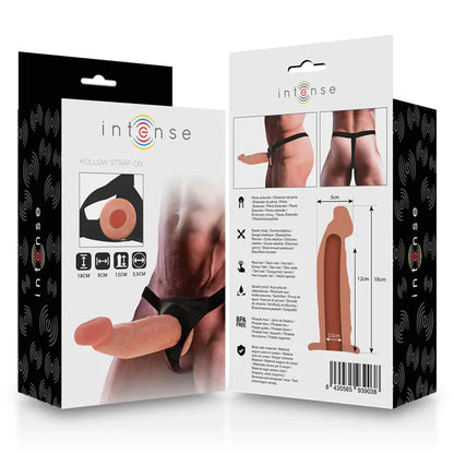 Intense – Harnais Creux avec Gode 18 X 3,5 cm