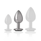 INTENSE - PLUG ANAL DE ALUMINIO Y VIDRIO NEGRO TALLA M