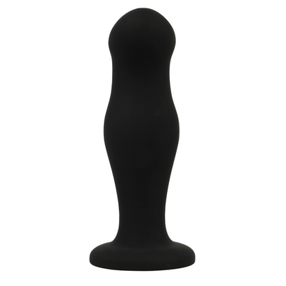 Sean plug anal premium silicone noir – Black & Silver