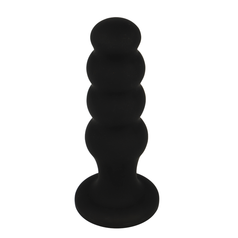 Plug anal en silicone scott premium noir – Black & Silver