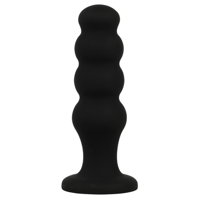 Plug anal en silicone scott premium noir – Black & Silver
