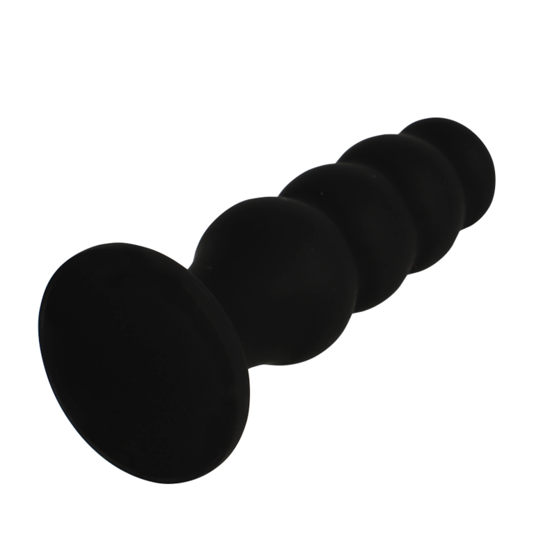 Plug anal en silicone scott premium noir – Black & Silver