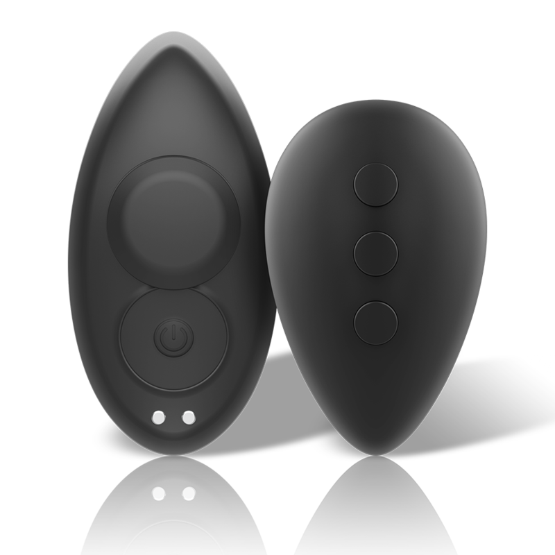 Vibrateur culotte vibrante rechargeable en silicone preston noir – Black & Silver