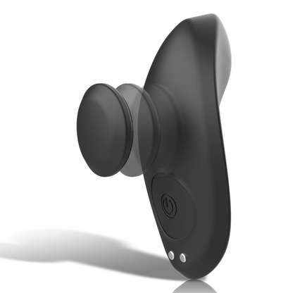 Vibrateur culotte vibrante rechargeable en silicone preston noir – Black & Silver