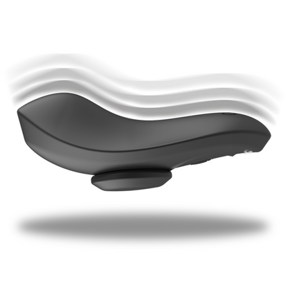 Vibrateur culotte vibrante rechargeable en silicone preston noir – Black & Silver