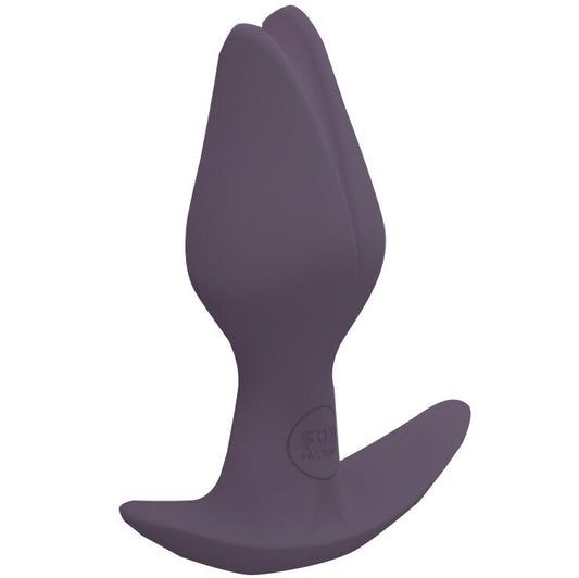 FUN FACTORY - PLUG ANAL FEMENINO BOOTIE BUTT COLOR GRIS OSCURO