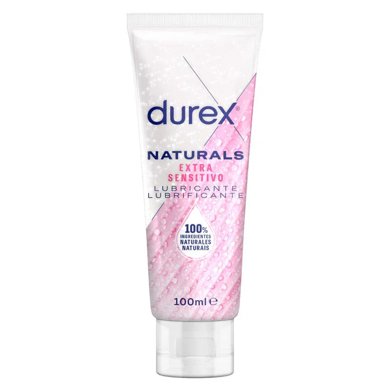 Durex – Lubrifiant Extra Sensible Naturel 100 ml – Sensations Intenses & Excitation Maximale