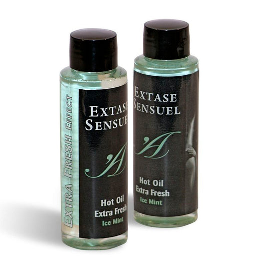 SENSUAL EXTASE - HUILE DE MASSAGE A EFFET GLACE EXTRA FRAÎCHE 100 ML