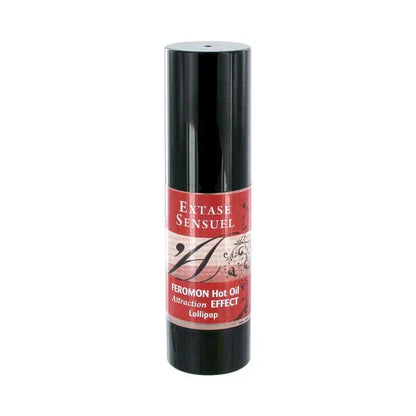 Extase Sensual – Huile de Massage Effet Chauffant aux Phéromones Sucettes 30 ml