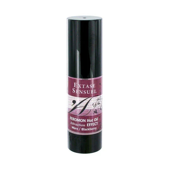 Extase Sensual – Huile de Massage Effet Chauffant aux Phéromones de Mûre 30 ml