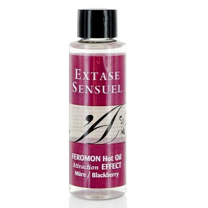 Extase Sensual – Huile de Massage Effet Chauffant aux Phéromones de Mûre 100 ml