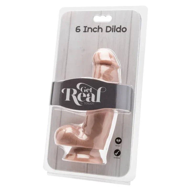 Get Real – Gode 12 cm avec Billes en Peau