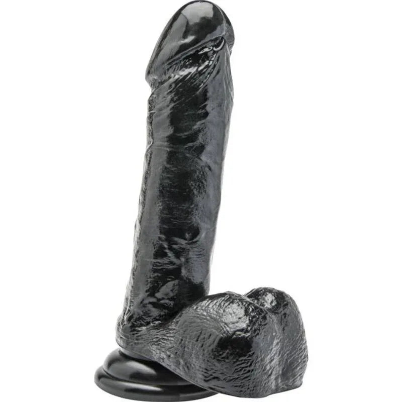Get Real – Gode 18 cm avec Boules Noir
