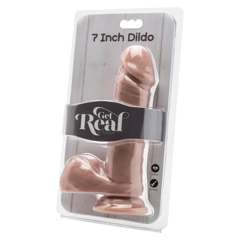 Get Real – Gode 18 cm avec Billes en Peau