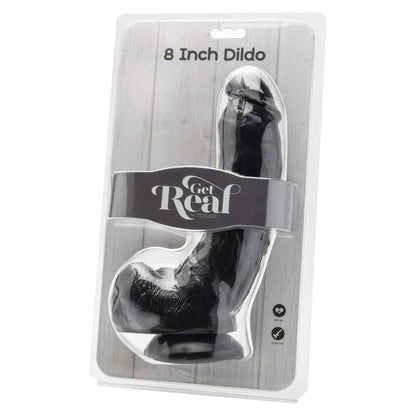 GET REAL - GODE 20.5 CM AVEC BOULES NOIRES