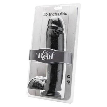 Get Real – Gode 25,5 cm avec Boules Noires