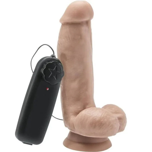 Get Real – Gode 12 cm avec Billes Vibrateur Skin