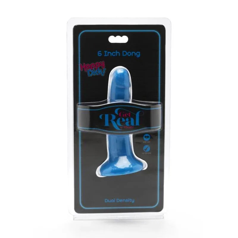 Get Real – Happy Dicks Dong 12 cm Bleu