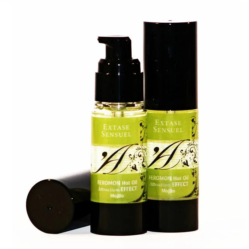 Extase Sensual – Huile de Massage Effet Thermique aux Phéromones de Mojito 30 ml