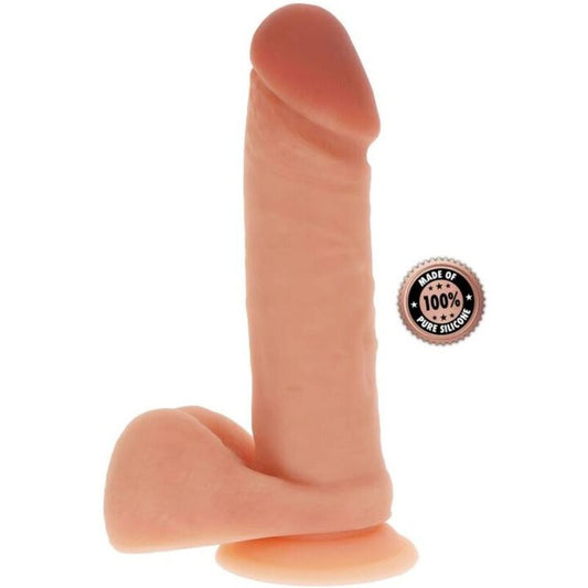 GET REAL - GODE IN SILICONE 20.5 CM AVEC BALLES PEAU