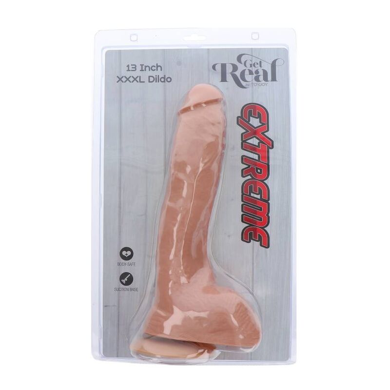 HAZLO REAL - DILDO DE PIEL EXTREME XXXL 34 CM