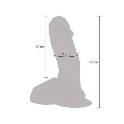 GET REAL - DILDO DE SILICONA VIBRANTE SKIN