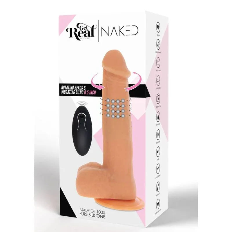 Get Real – Peau de Gode Vibrant Billes Rotatives