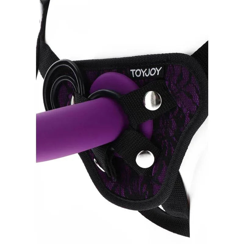 Get Real – Harnais en Dentelle Strap On Violet