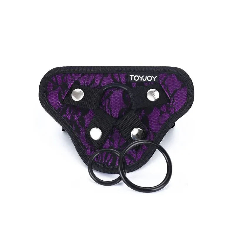 Get Real – Harnais en Dentelle Strap On Violet