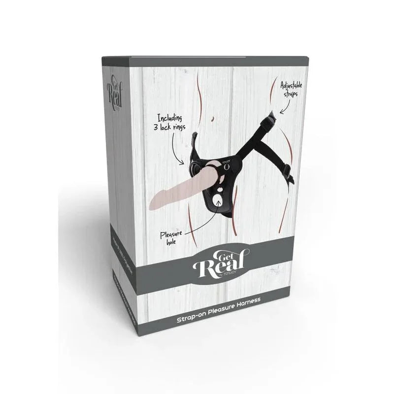 Get Real – Harnais de Plaisir Strap On Noir
