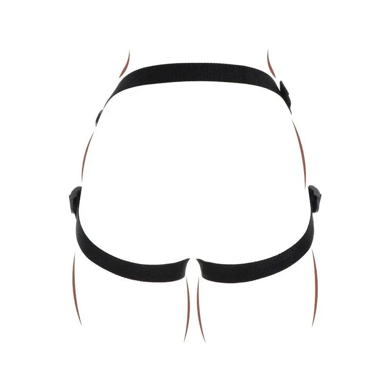 Get Real – Harnais de Plaisir Strap On Noir